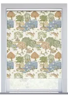 Jl X Sanderson Pamir Garden Blackout Flax Olive Roller Blind