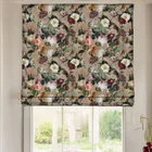 Linda Barker Florabunda Velvet Made To Measure Roman Blind Parchment