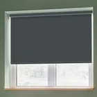Banlight Duo Fr Anthracite (blackout) Flame Retardant Roller Blinds