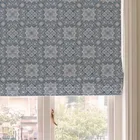 House Llewelyn-bowen Festivo Printed Made To Measure Roman Blind Bluestone