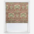 Murano Dark Coral Roman Blind