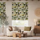 Toucan Velvet Jungle Roman Blind