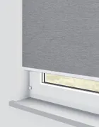 Linenweave Blackout Charcoal Electrical Roller Blind