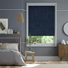 Electric Thermal Luxe Dimout Twilight Blue Roller Blind