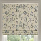 Ante Decor Willow Printed Cotton Made To Measure Roman Blind Delft