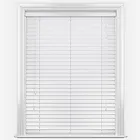 Premier Pure White Wooden Venetian Blind