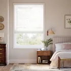 Corin Snow White Roman Blind