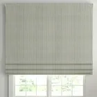 Ante Decor Burgess Printed Cotton Stripe Made To Measure Roman Blind Soft Grey
