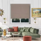 Luxe Taupe No Drill Roller Blind