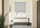 Lace Stripes Jet - Roman Blind