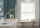 Petra Voile Simple White - Twist&fit Roman Blind