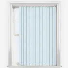 Carnival Blackout China White Vertical Blind