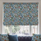 Carrie Neely Hot Air Balloon Made To Measure Roman Blind Sky Blue