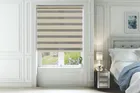 Pure Beige - Ultra Fine Voile Blackout Day And Night Blind