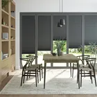 Bifold Clickfit Duoluxe Liquorice Pleated Blind