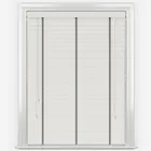 Statement True White With Slate Tapes Wooden Venetian Blinds