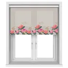 Twistfit Sara Miller Peony Border Pale Grey Blinds Uk