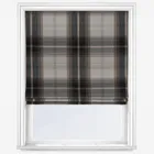 Balmoral Charcoal Roman Blind