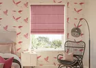 Vintage Stripe Bowler Red - Twist&fit Roman Blind