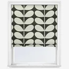 Orla Kiely Jumbo Solid Stem Black Roman Blind