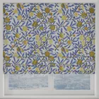 Heritage Fruits And Foliage Made To Measure Roman Blind Wedgewood Blue