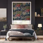 Fiore Velvet Slate Blue Roman Blind