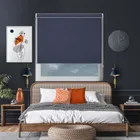 Bedtime Indigo Pelmet Roller Blind