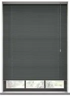 Dark Grey Gloss Aluminium Venetian Blind