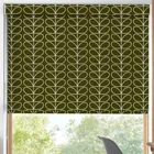 Orla Kiely Linear Stem Made To Measure Blackout Roller Blind Kelp
