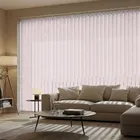 Stratford Crimson Light Filtering Vertical Blinds