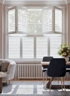 Snow White Tier On Tier Shutter