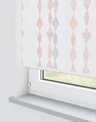 Romain Crimson Electrical Roller Blind