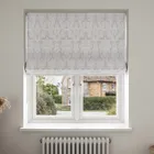 Laura Ashley Martigues Silver No Drill Blinds Uk
