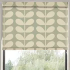 Orla Kiely Jumbo Solid Stem Translucent Made To Measure Roller Blind Pebble