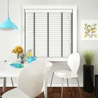 Glacier White Wood Blind With Gallant Ladder Tapes
