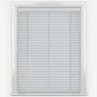 Aspen Deluxe Smooth Steel Grey Wooden Venetian Blind