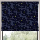 Orla Kiely Wildflower Made To Measure Roman Blind Indigo