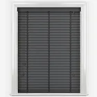 Dalby Graphite Grey With Jet Tapes Wooden Venetian Blinds