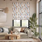 Torillo Terracotta & Pacific Roman Blind