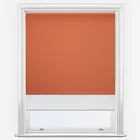 Pop Blackout Burn Orange & White Double Roller Blind