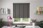 Nova Scotia Dark Grey Oak - Wooden Blind Black Tape