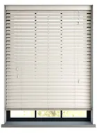 Off White Real Wood Blind