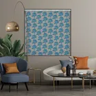 Carlin Teal Cordless Roller Blind - Stylish & Functional