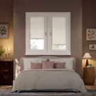 Stick On Titan Blackout Bone White Roller Blind