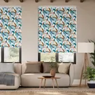 Twist2go Calathea Azure Rust Roller Blind