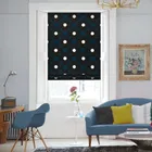 Spot Flower Marine Roman Blinds