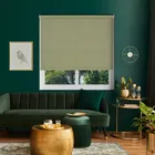 Luxe Green Cordless Roller Blind