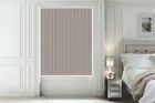 Hannah Taupe - Moisture Resistant Blackout Vertical Blind