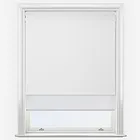 Supreme Blackout Porcelain & Sunvue White Double Roller Blind