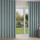 Caracas Powder Blue Wave Curtain Blinds Uk